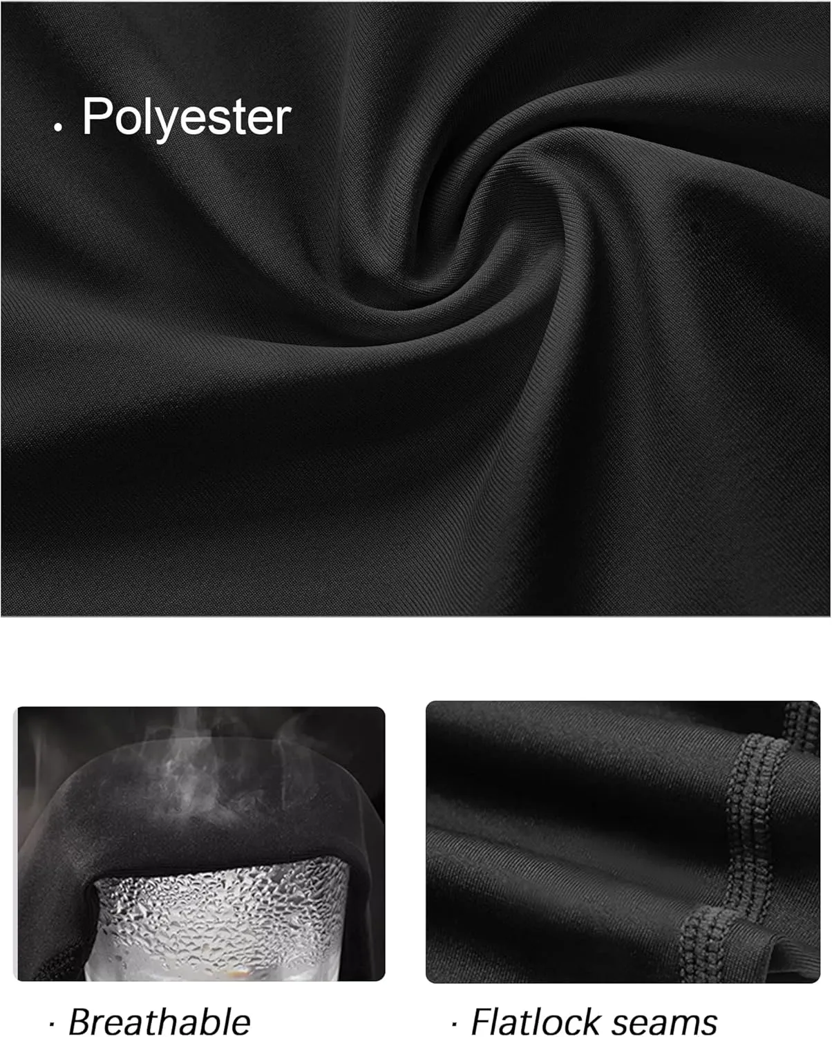 4 or 3 Pack Youth Boys' Compression Leggings Tights Athletic Pants Sports Base Layer for Kids Cold Gear
