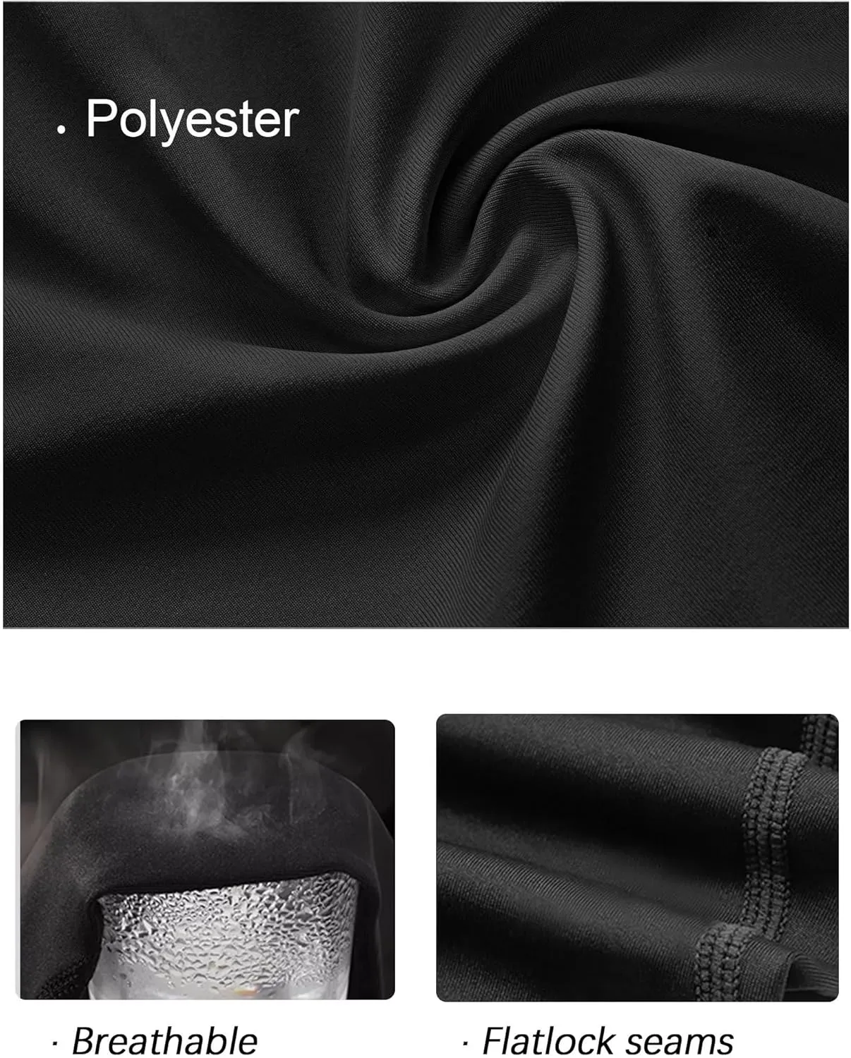 4 or 3 Pack Youth Boys' Compression Leggings Tights Athletic Pants Sports Base Layer for Kids Cold Gear