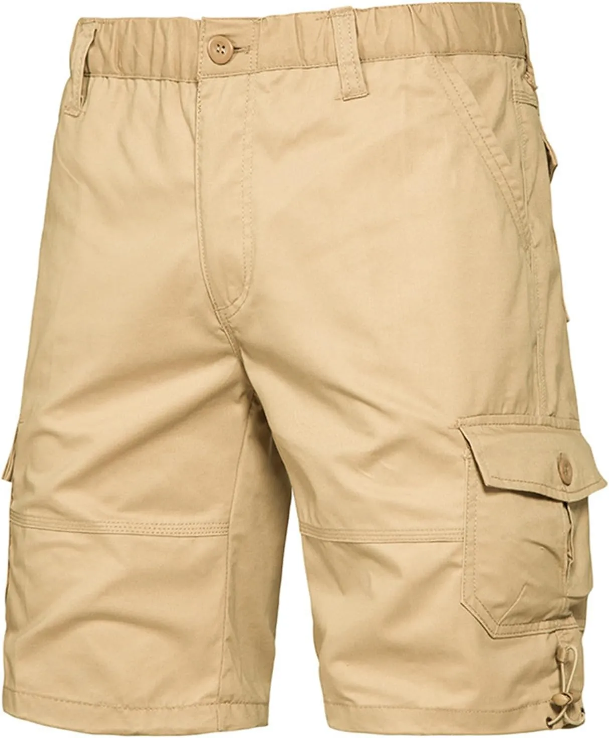 Casual Tactical Shorts for Men Slim Fit Straight Leg Cargo Shorts Outdoor Hiking Joggers Athletic Pants with Pockets