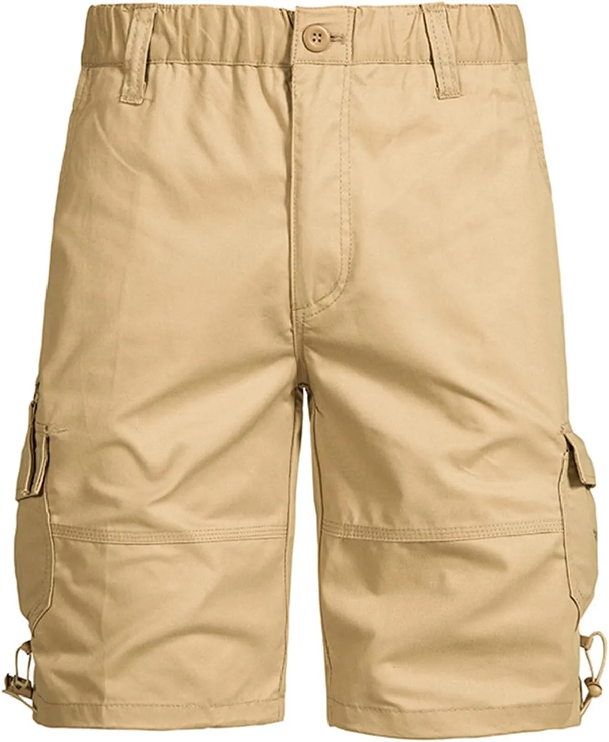 Casual Tactical Shorts for Men Slim Fit Straight Leg Cargo Shorts Outdoor Hiking Joggers Athletic Pants with Pockets