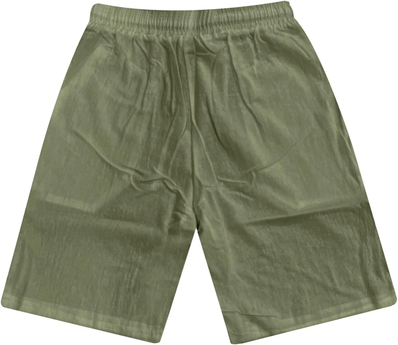 Cotton Linen Shorts for Men Casual Solid Color Baggy Shorts Breathable Pants Gym Running Thin Pants 2025 Summer