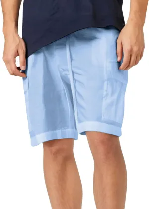 Cotton Linen Shorts for Men Casual Solid Color Baggy Shorts Breathable Pants Gym Running Thin Pants 2025 Summer