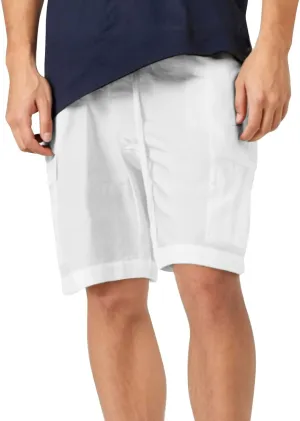 Cotton Linen Shorts for Men Casual Solid Color Baggy Shorts Breathable Pants Gym Running Thin Pants 2025 Summer