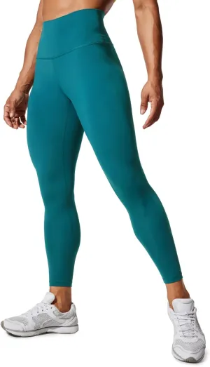 CRZ YOGA Women's Hugged Feeling Compression Leggings 25 Inches - Thick High Waisted Tummy Control Workout Pants Tights