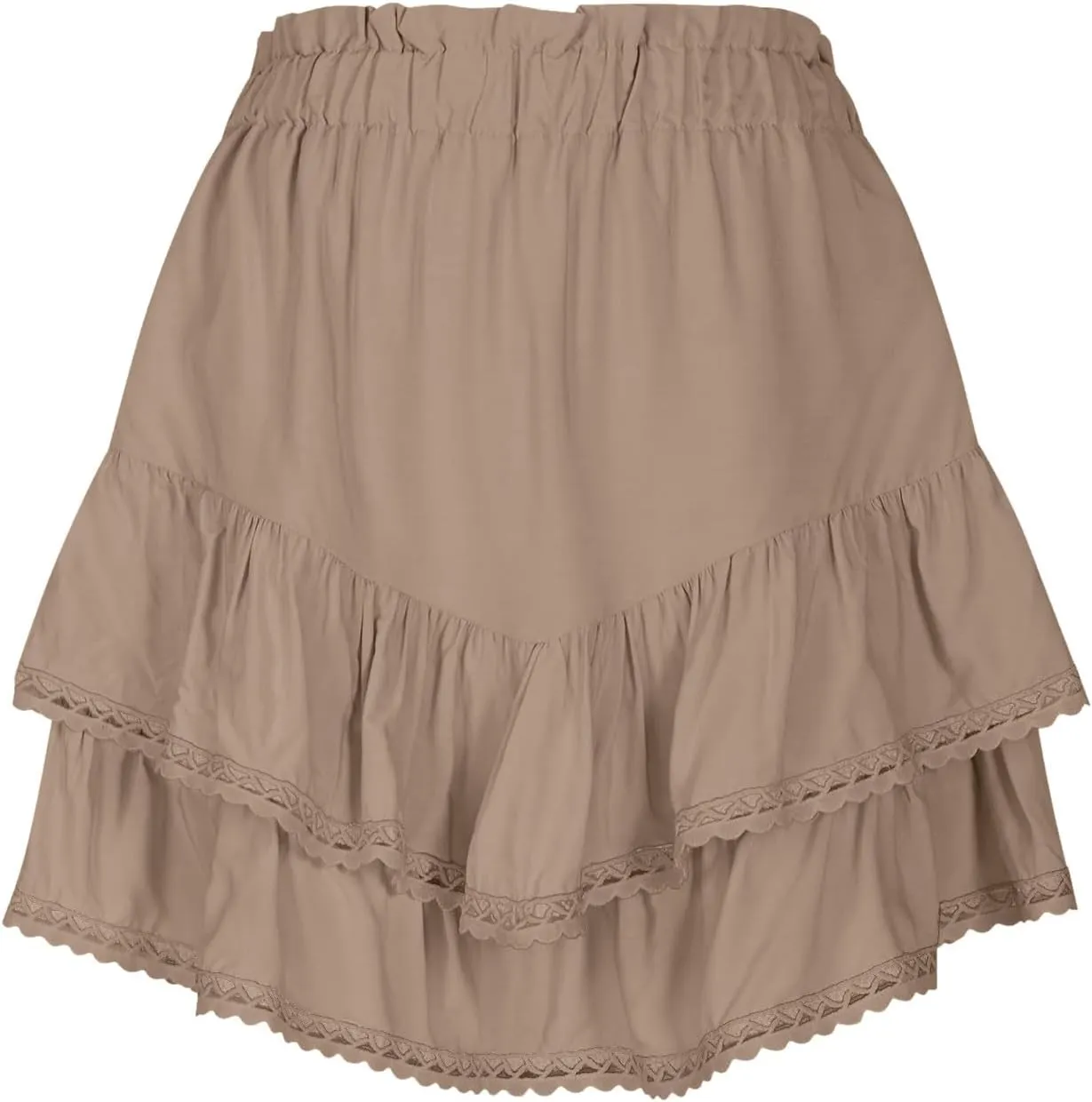 Flowy Shorts for Women Boho Ruffle Tiered Skirts Casual HIgh Waisted Mini Skirt Tennis Golf Summer Vacation Skorts