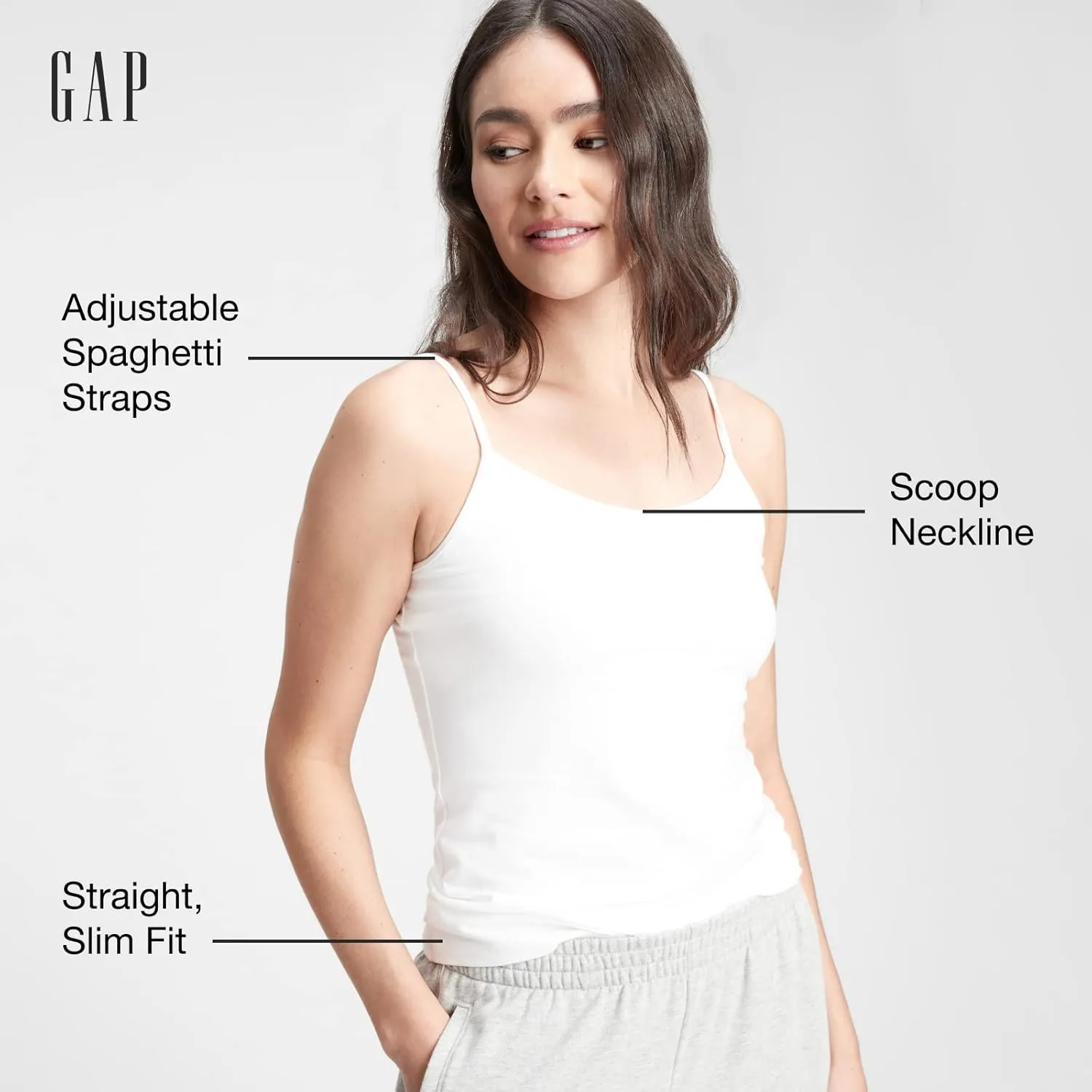 GAP Womens Fitted Cami