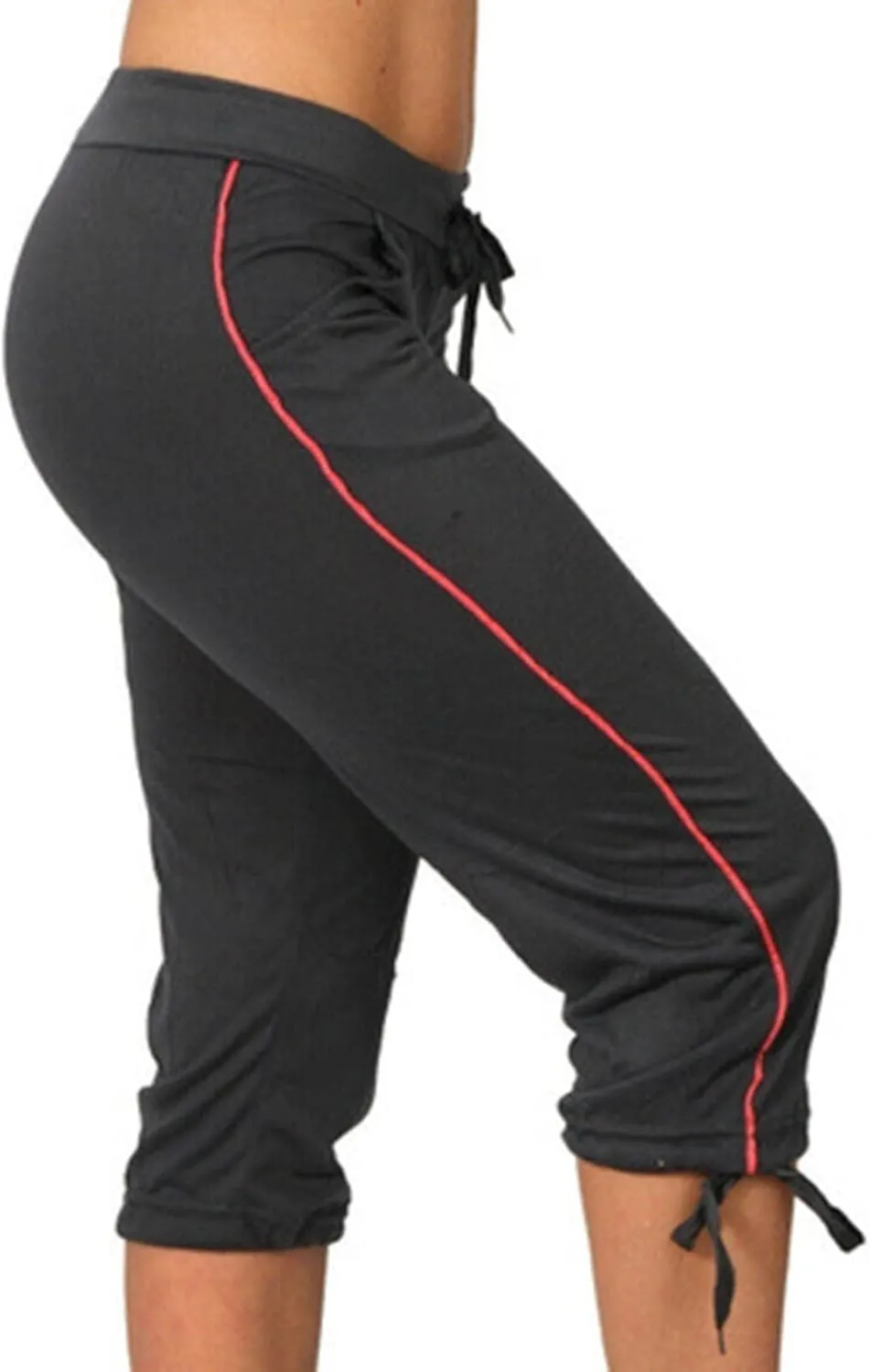High Waist Capri Pants for Women Summer High Waisted Solid Color Trousers Matching Slim Fitting Yoga Gym Pants
