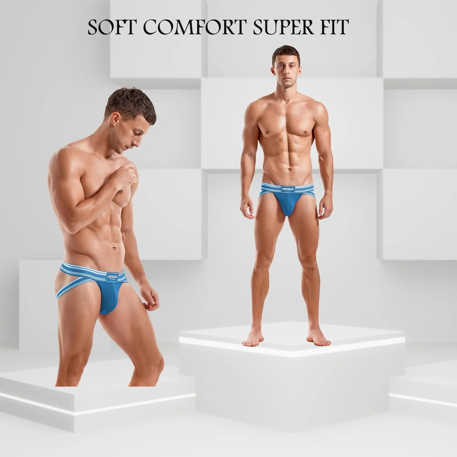 JOCKMAIL 5PCS/Pack Men Jockstrap Underwear Athletic Supporter Jockstrap Low Rise Men Briefs Jockstrap Sport Underwear