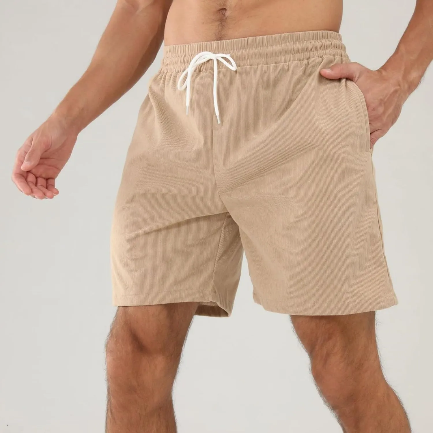 Lounge Shorts Men Big and Tall Slim Fit Comfortable and Breathable Low Waisted Shorts 2025 Summer