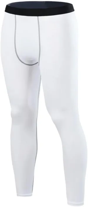 Mens Compression Pants Athletic Compression Leggings Sports Tights Fit Running Base Layer Workout Basketball Gym