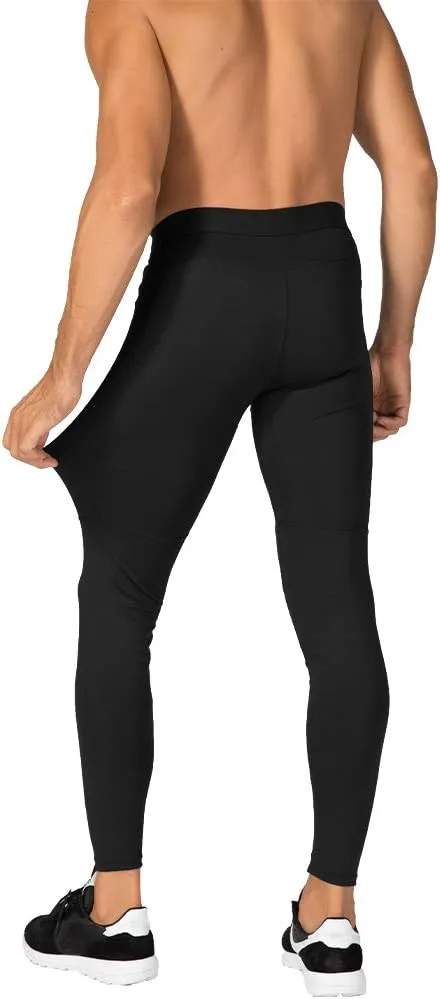 Men's Compression Pants Workout Athletic Leggings Running Gym Tights with Pockets