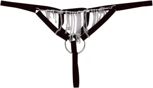 Men's Sexy Underwear Thong with Chain Ring Design for Enhanced Comfort and Style