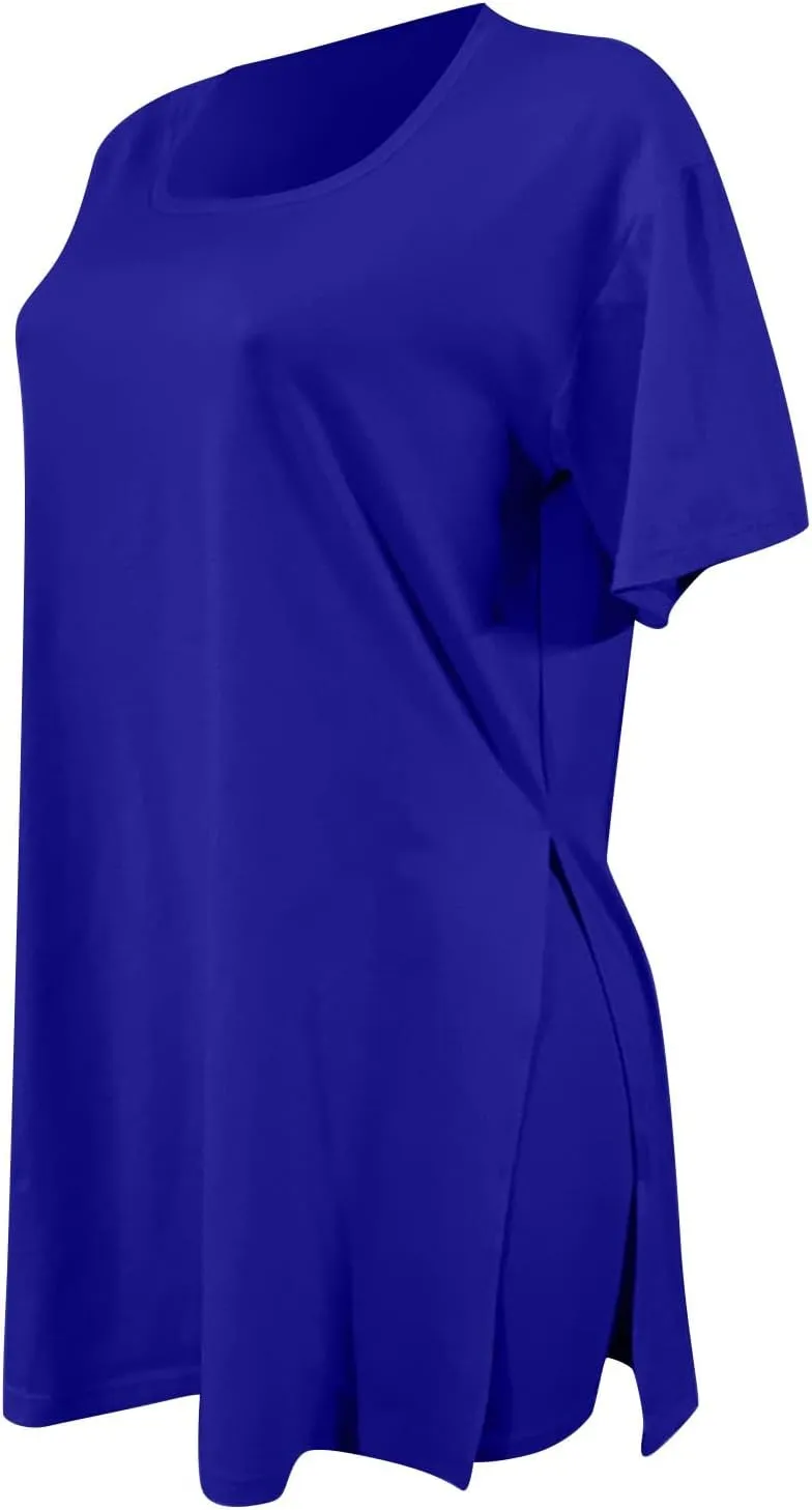 Plus Size 2 Piece Athletic Dress for Women Summer Outfits Tops and Skinny Biker Shorts Sets Tracksuits