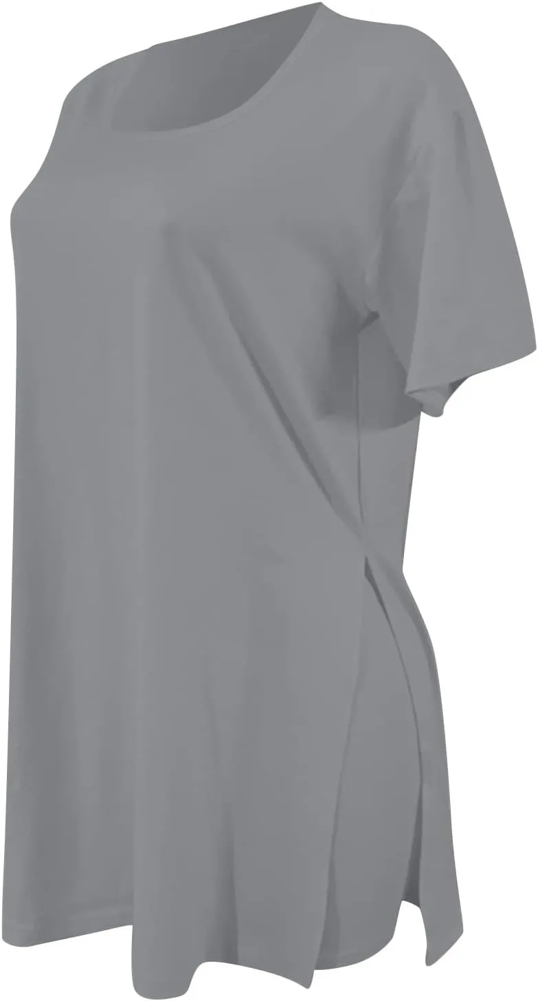 Plus Size 2 Piece Athletic Dress for Women Summer Outfits Tops and Skinny Biker Shorts Sets Tracksuits