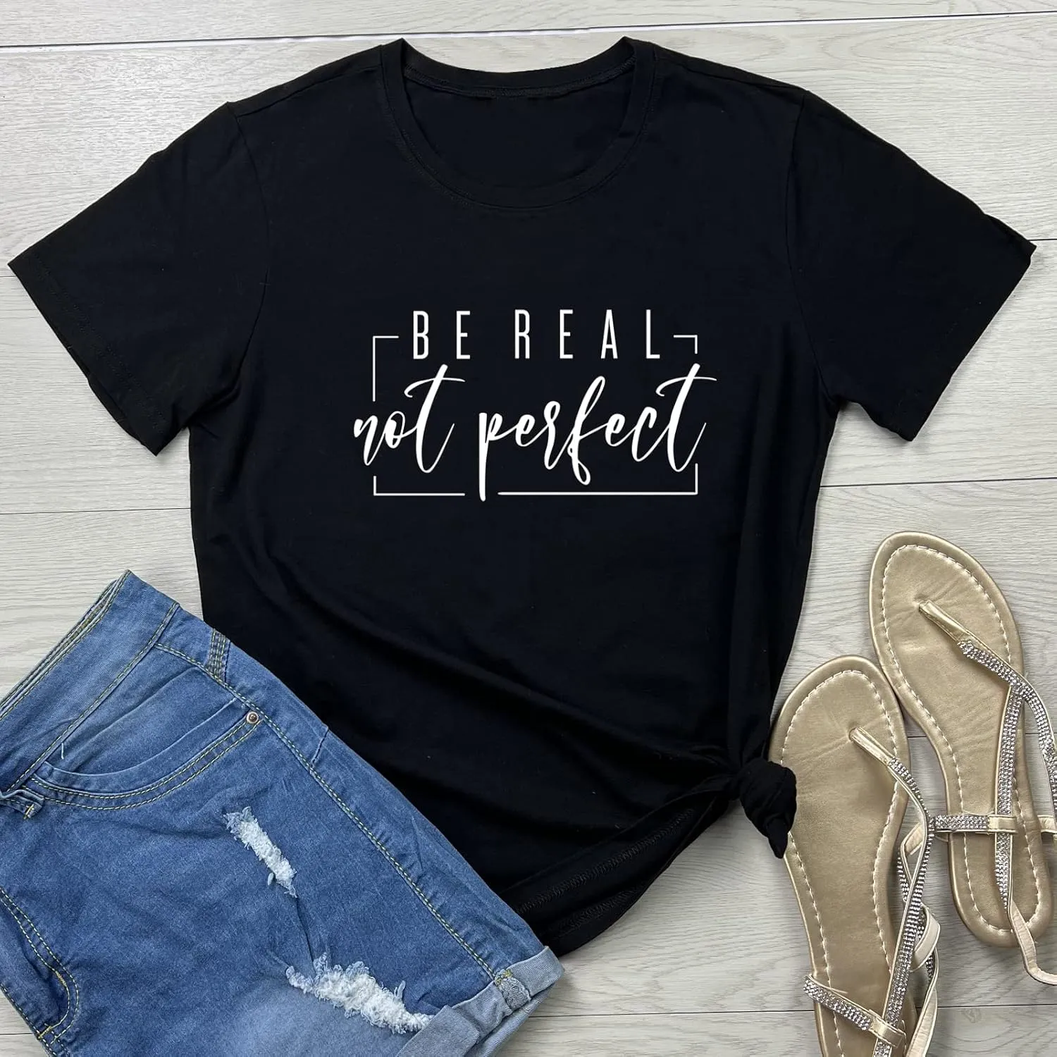 ROSEPARK Women Cute Graphic Tees Shirts Soft Tops