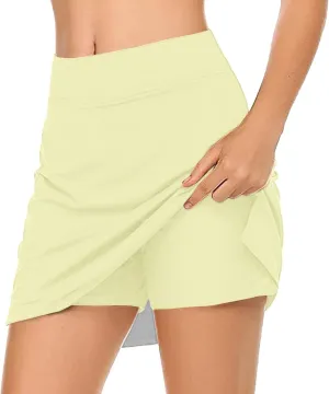 Summer Tennis Skirts for Women with Shorts 2025 Y2K Athletic Golf Skorts Trendy Casual High Waisted Comfy Tennis Skort