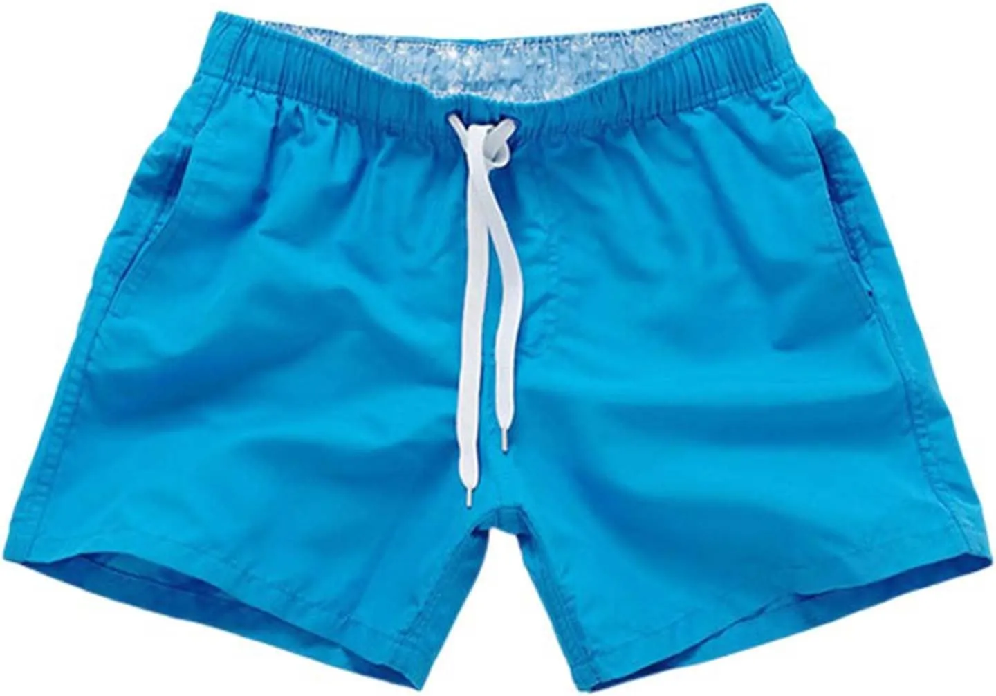 Thatrich Mens Beach Shorts Gym Athletic Pants Cropped Joggers Breathable Lightweight Summer Vacation Outfits Sports Short