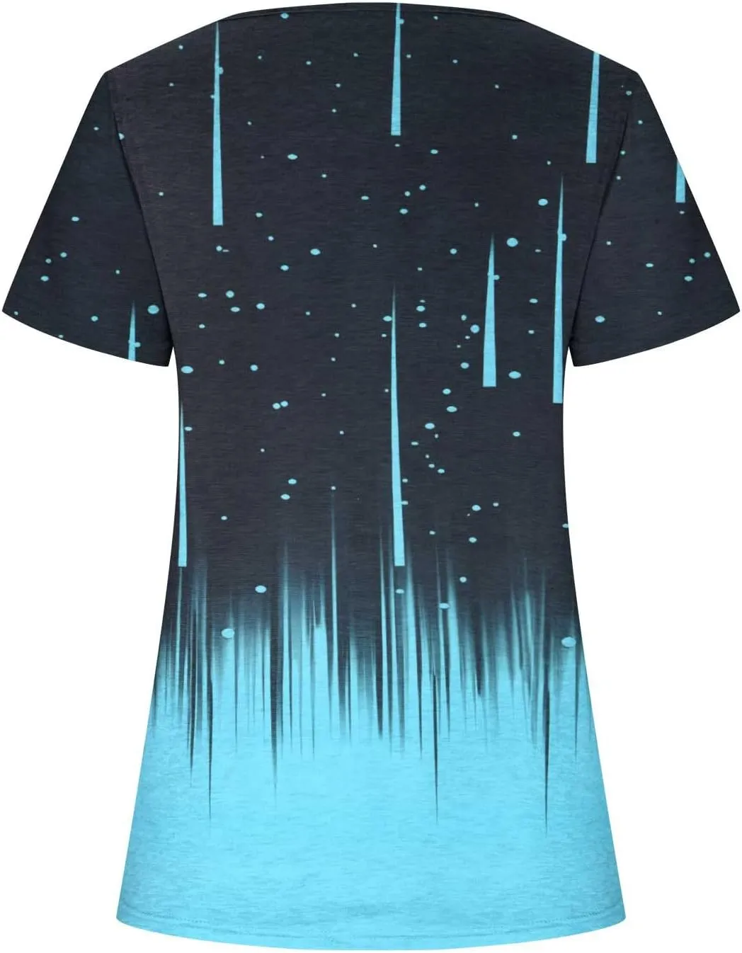 Tunic Tops for Women Trendy 2024 Boho Floral Print Summer Shirts Dressy Casual Square Neck Short Sleeve Blouses