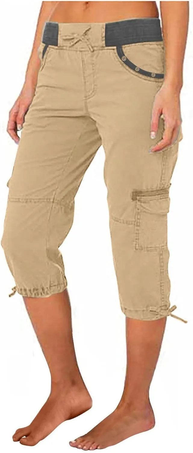 Wide Leg Pants Casual Trousers Belt Casual Zipper Pocket Without Design Color Yoga Pants Womens Cargo Pants Y2K