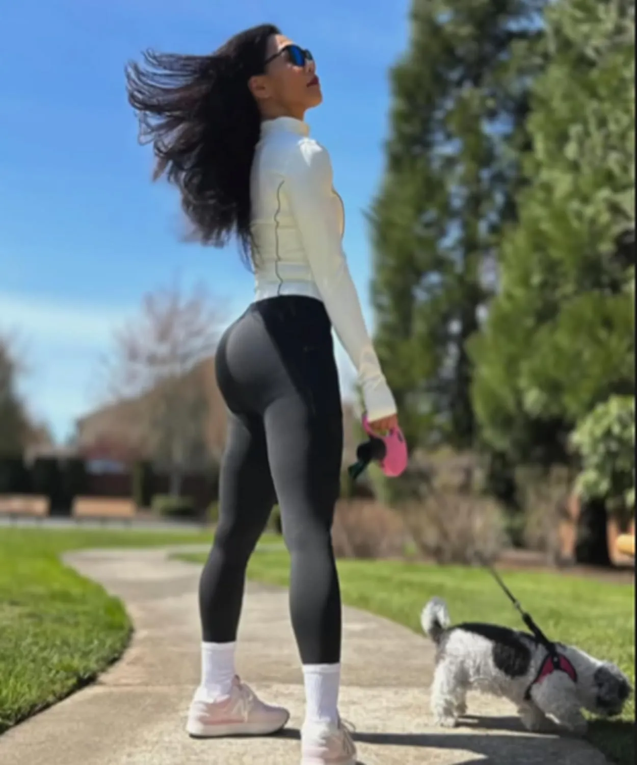 Women's Compression Leggings Butt Lifting Work Out Athletic Gym High Waist Tummy Control Stretchy with Pockets