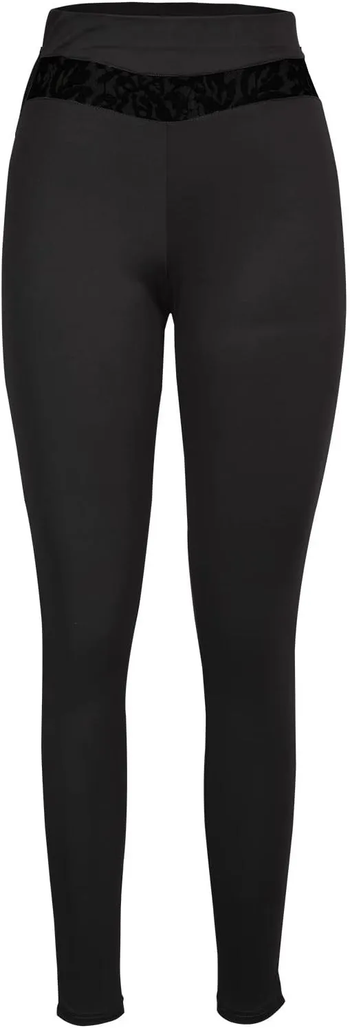 Women's High Waisted Leggings Sexy Lace Stretchy Pull-on Jeggings Butt Lift Shapewear Firm Compression Leggings