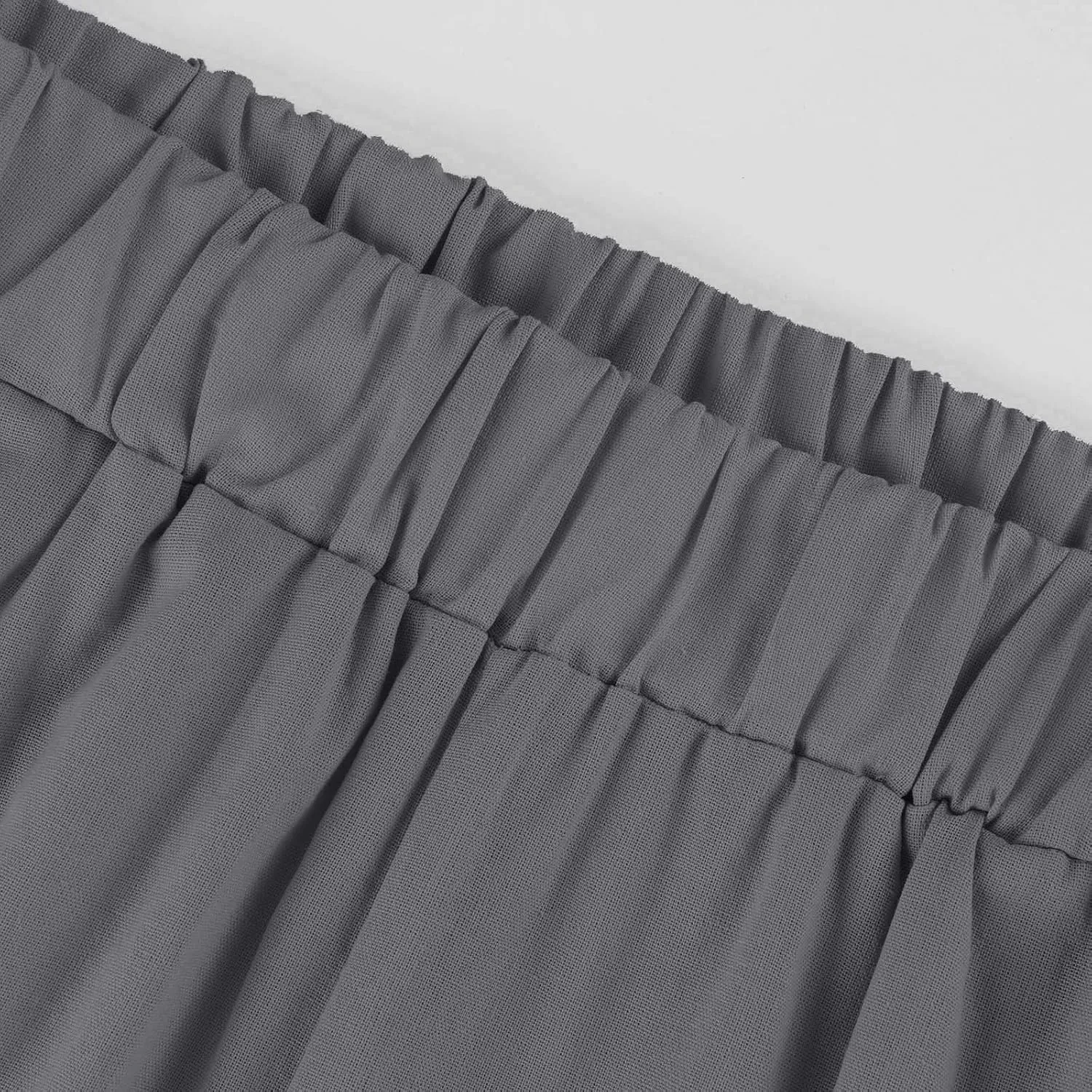 Womens Linen Pants,Summer Casual Straight Leg Pant High Elastic Waisted Lounge Pants Beach Long Trousers with Pocket