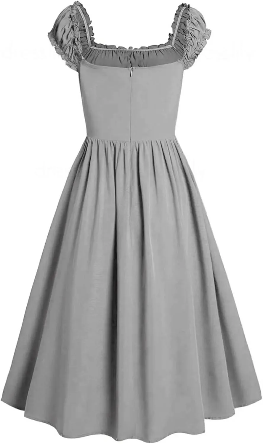 Womens Sleeveless Short Sleeve Oversized Dresses for Women Lace Medieval Goth Ripped Fall Summer 2024