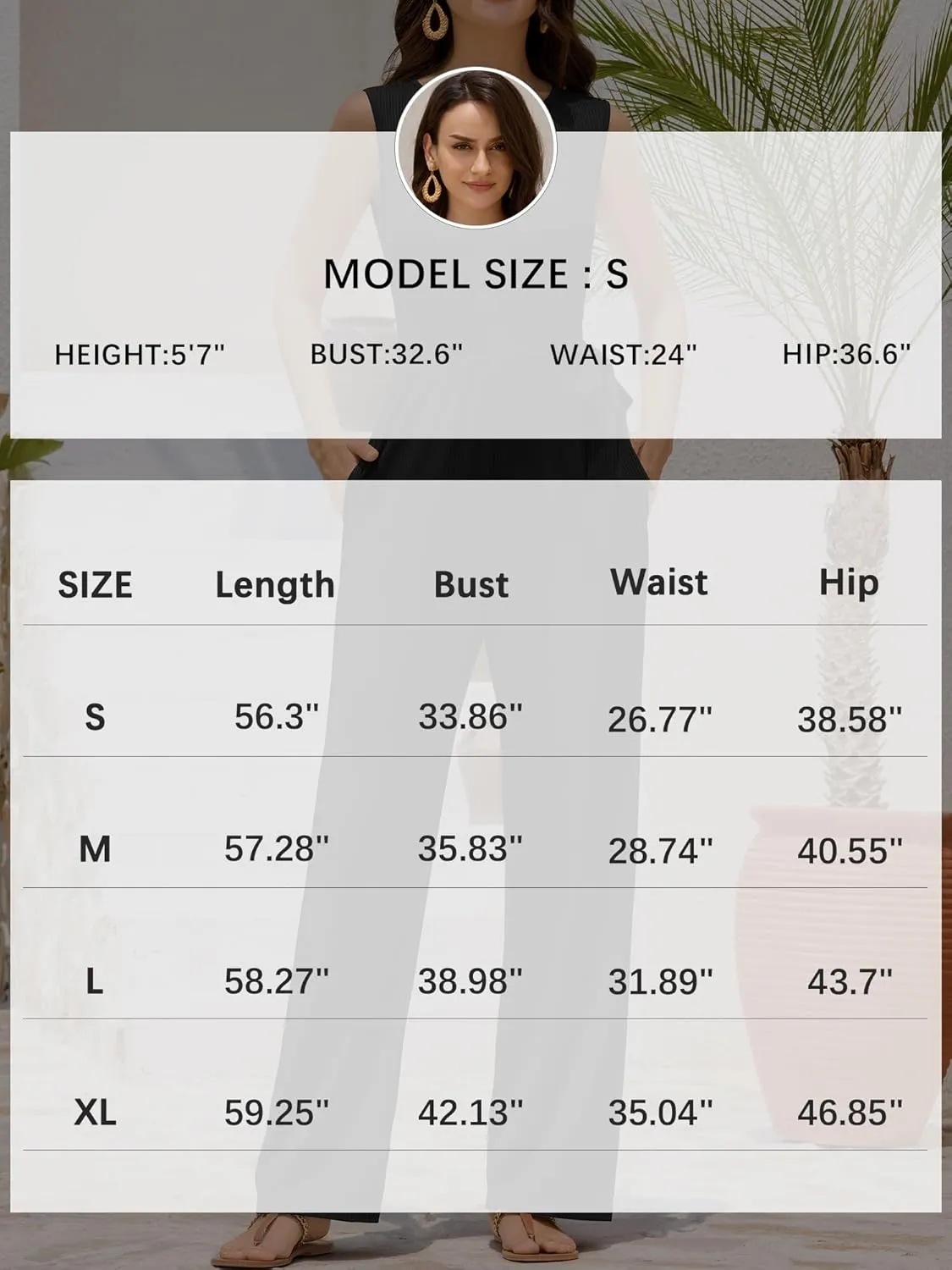 ZAFUL Women's 2025 Summer Dressy Jumpsuits Casual One Piece Outfits Pockets Belt Bow Sleeveless Long Wide Leg Pants Rompers